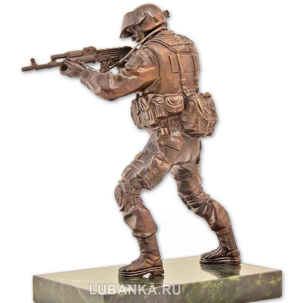 Бронзовая статуэтка «Спецназовец»